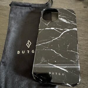 Burga iPhone 15 pro case "Noir Origin"